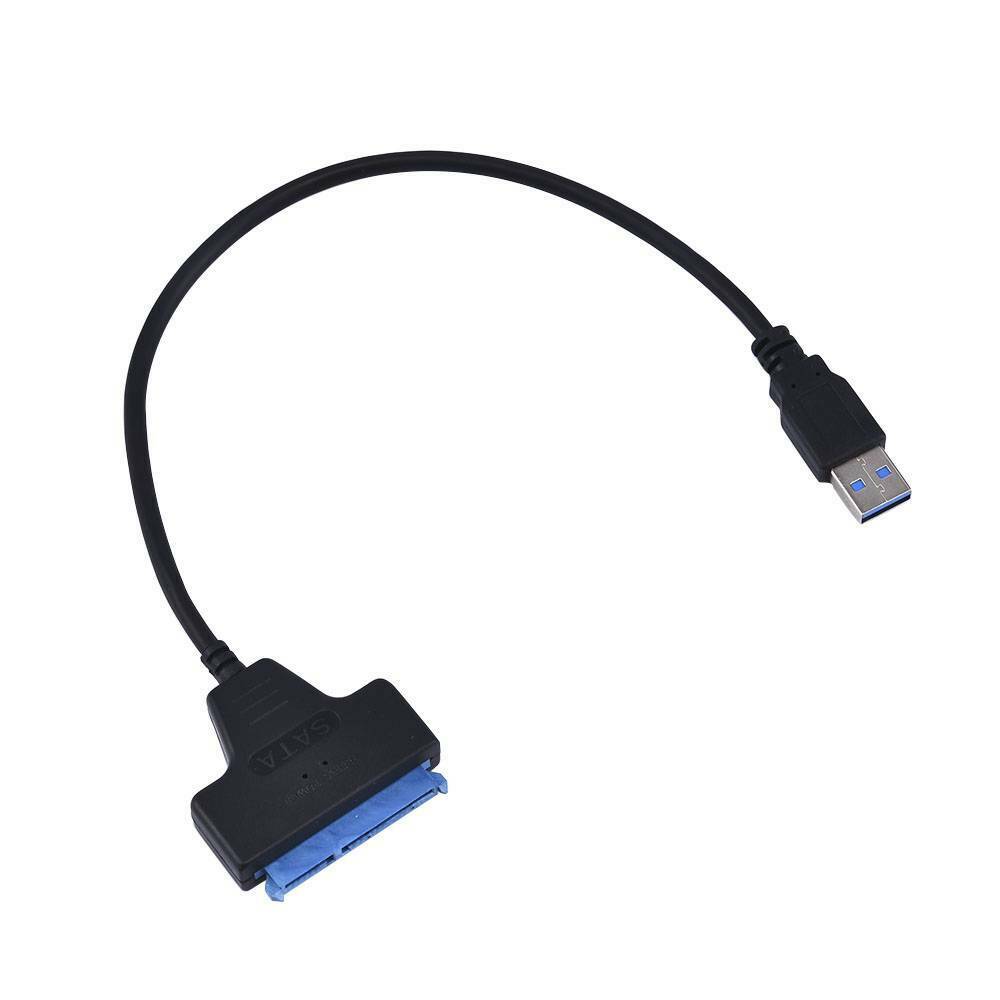 USB 3.0 To SATA 22Pin SSD 2.5 Inch HDD SSD Hard Disk Drive Adapter Cable Black