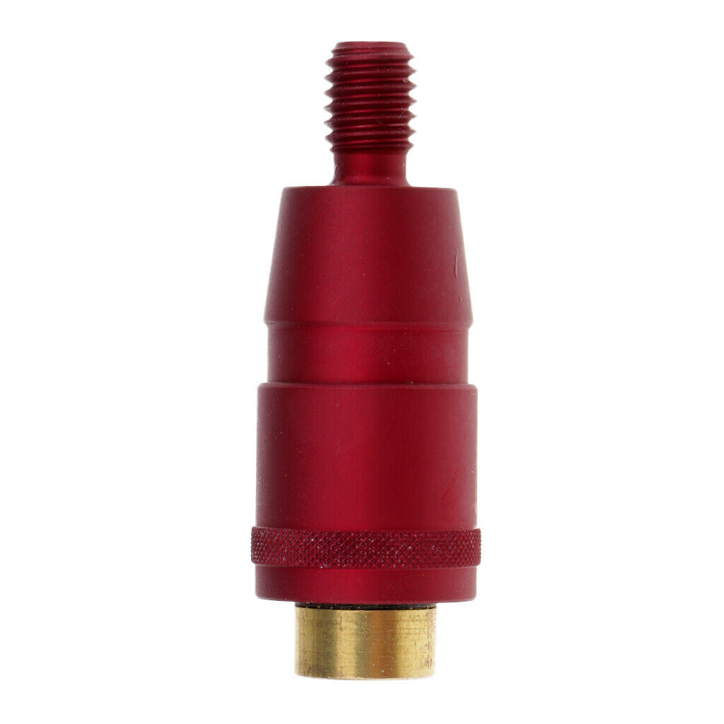 2X Fishing Landing Net Connector Head Screw Net Rod Quick Release Adapter Red