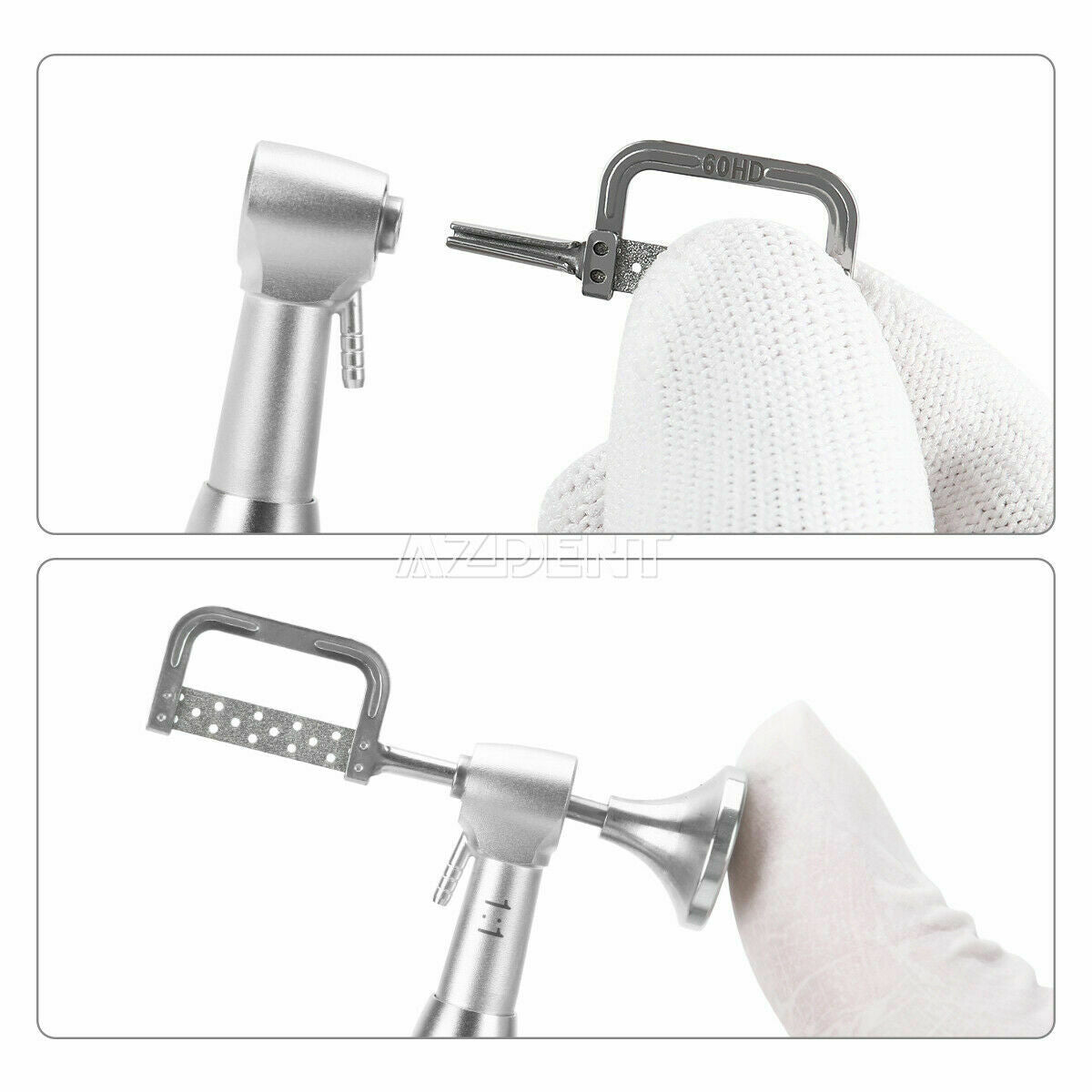 Dental 1:1 Vertical Reciprocating Interproximal Strip Contra Angle Handpiece