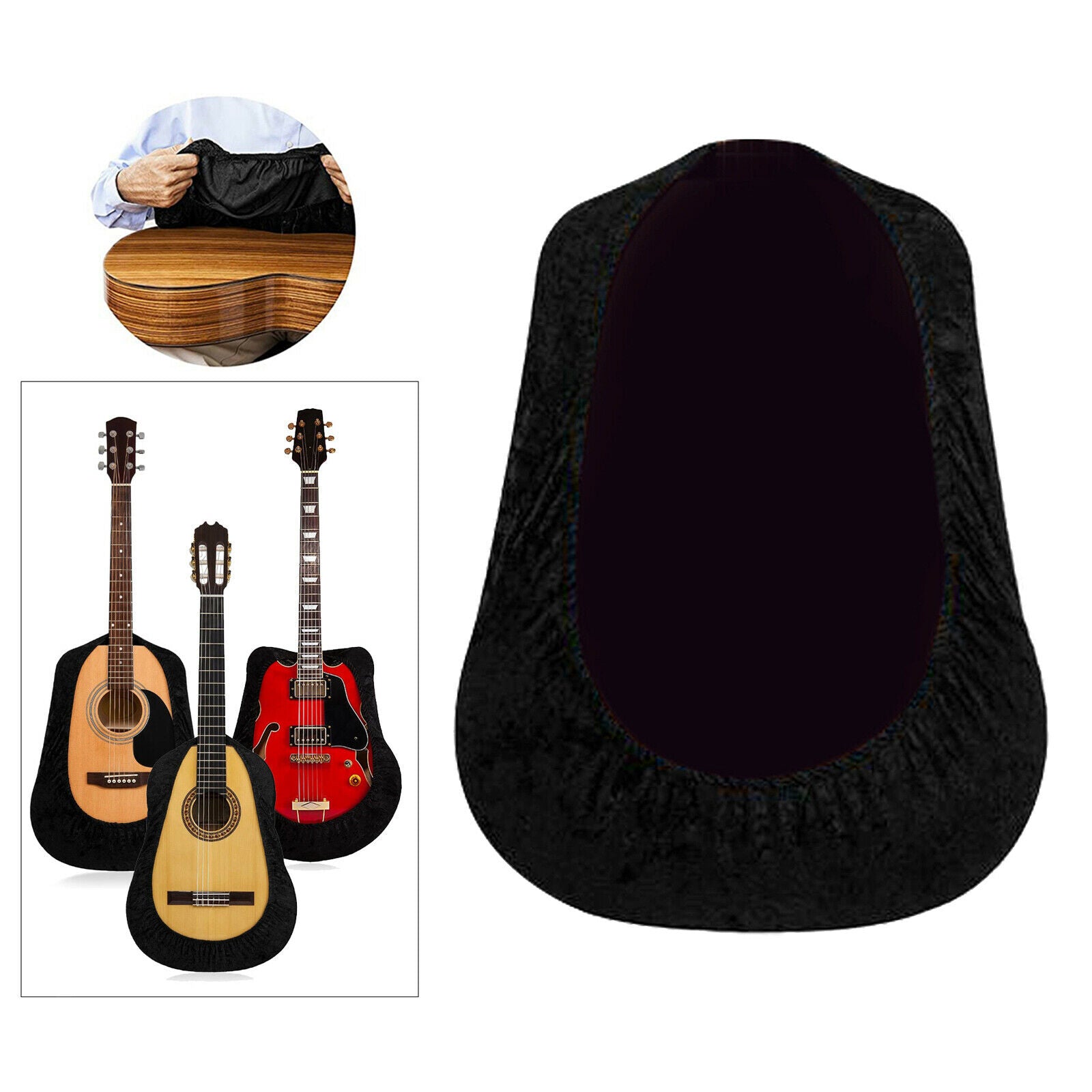 Universal Guitar  Protective Sleeve Acoustic Classical Velvet