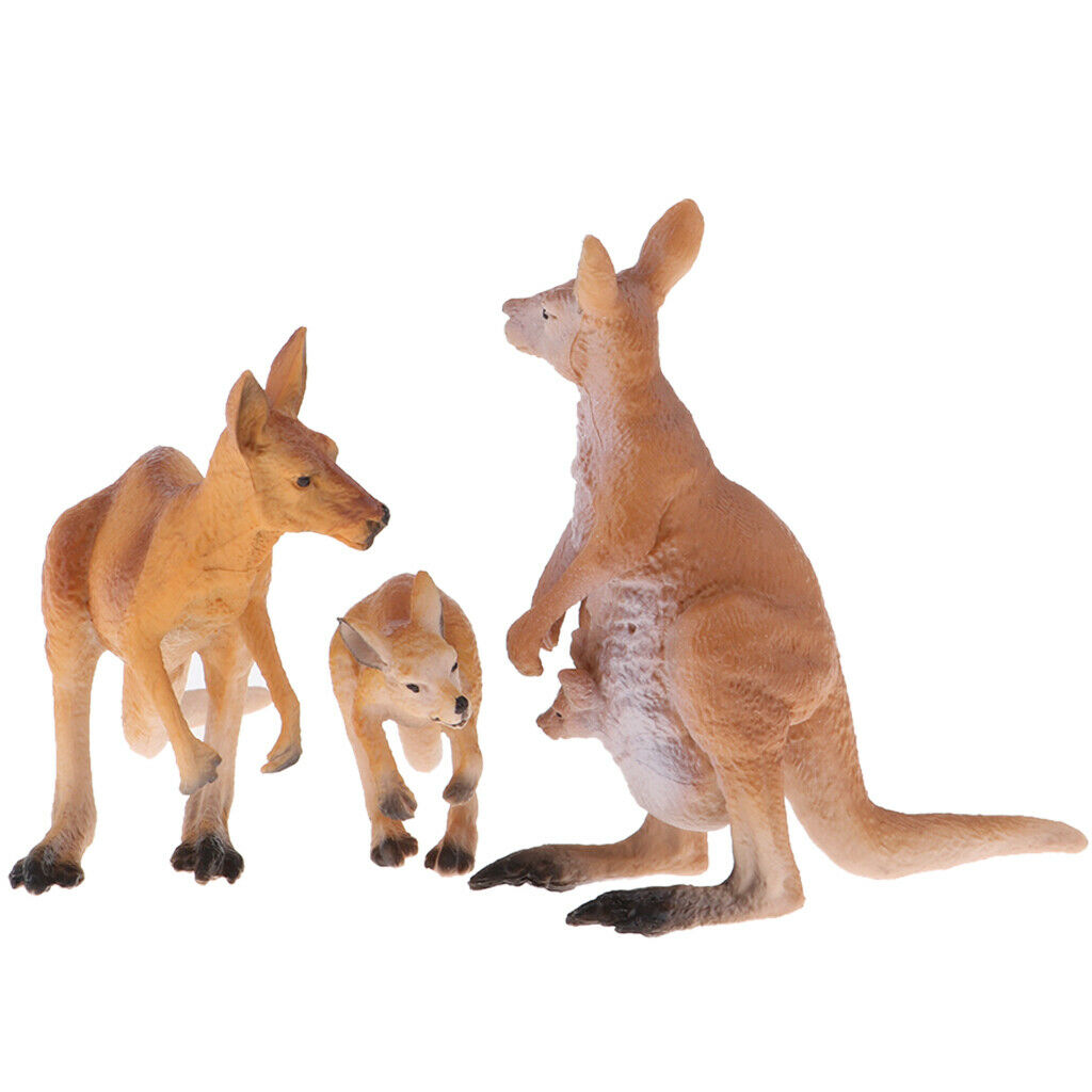 3 Pieces Wild Animals Figures -
