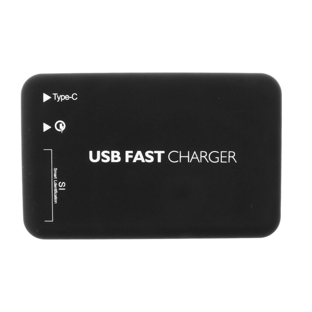 USB Type-C 50W 6-Port USB Charger QC3.0 Fast Charging Station UK Plug