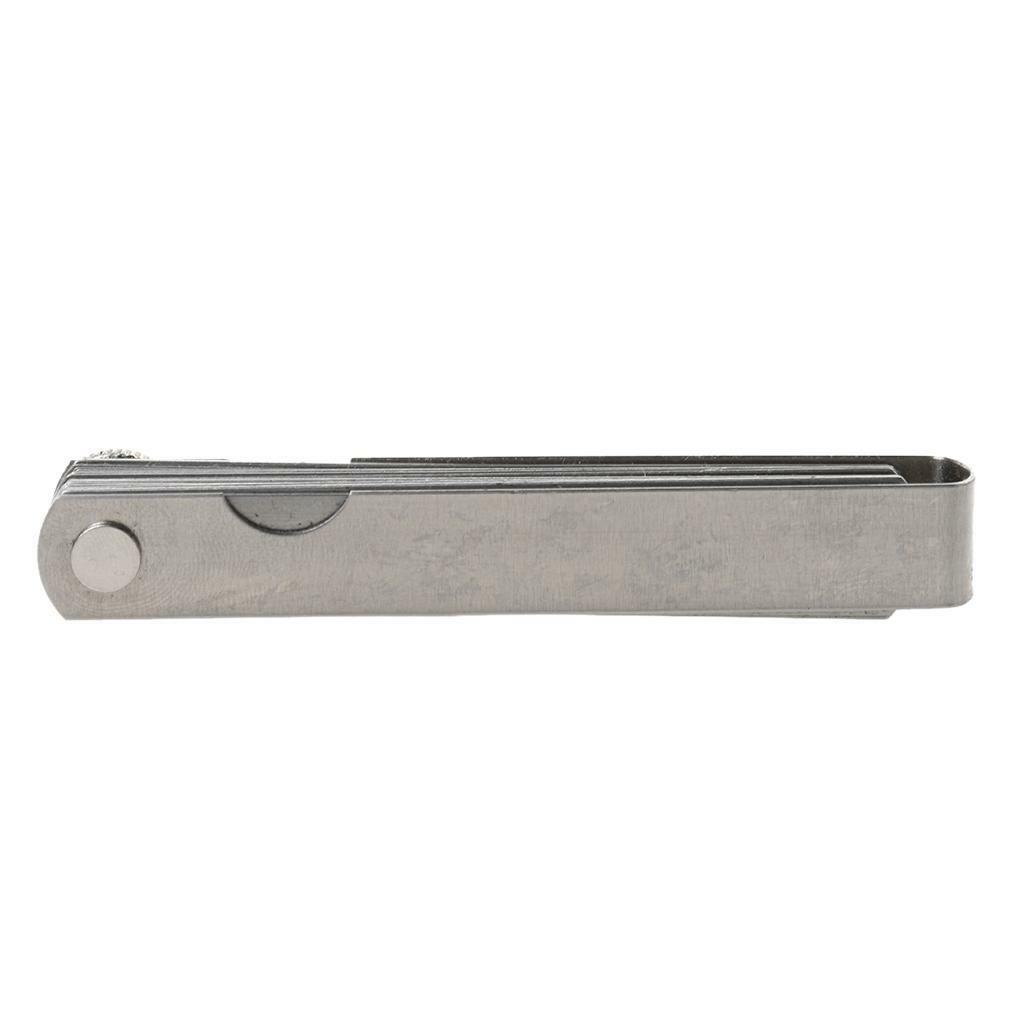 2pcs 32 Blade Feeler Gauge Imperial Metric Stainless Steel Combination Feeler