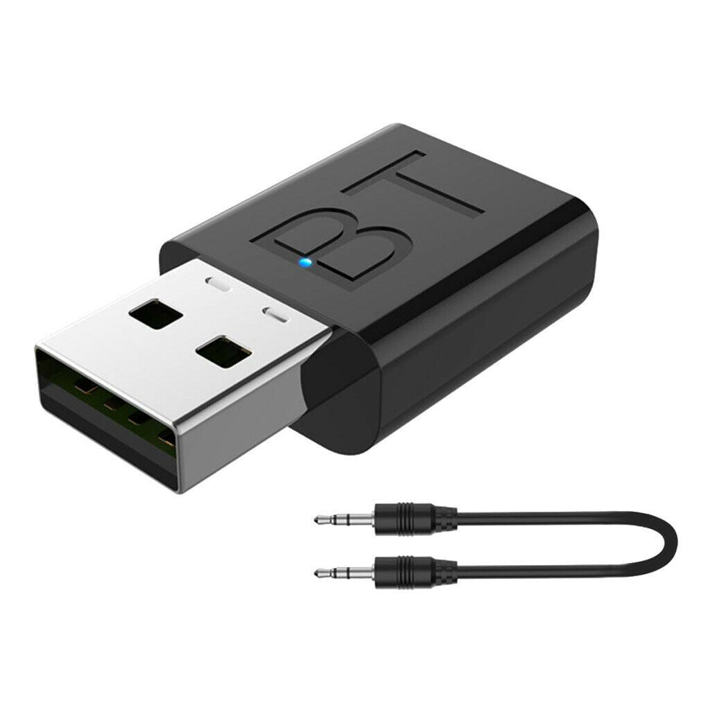 Wireless USB Bluetooth V5.0 Transmitter And Receiver 2 in 1 Audio Home Adapter