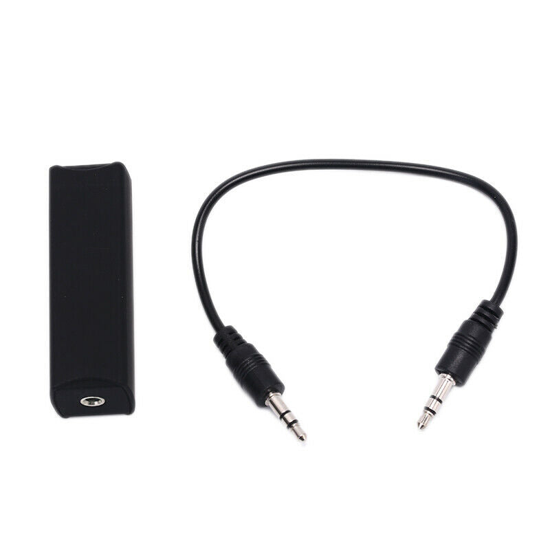 Ground Loop Noise Filter Isolator 3.5mm Cable For Home Stereo Car Audio Syst Tt