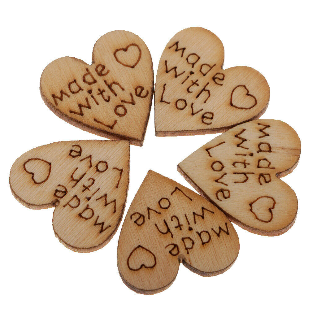 Set of 100 wooden discs Wooden discs with engraving for wedding wood