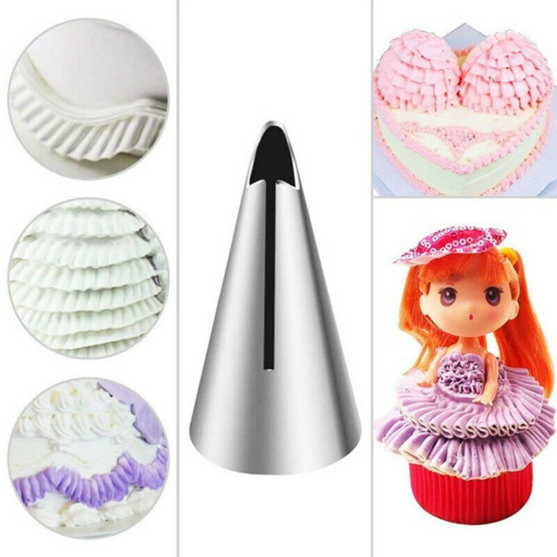 9Pcs Stainless Steel Piping Nozzles DIY Cake Decoration Biscuit Pastry Ba.l8