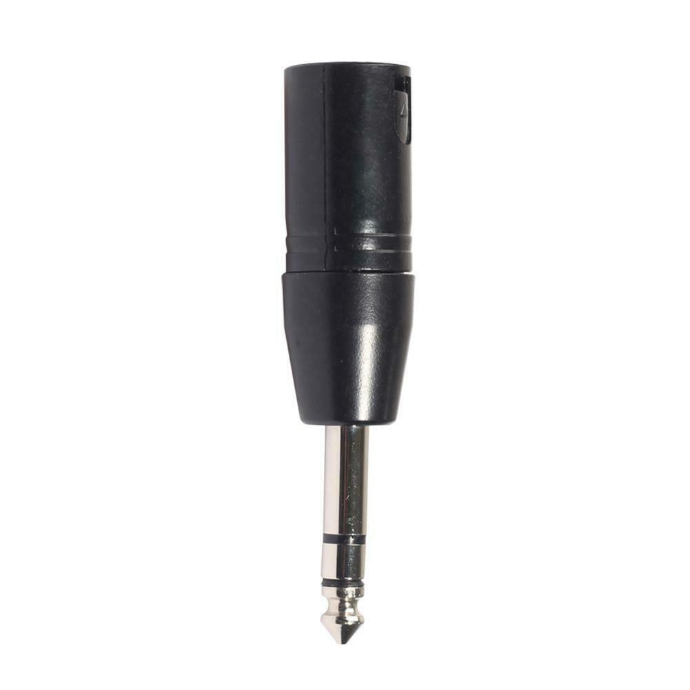 Male 3-Pin XLR to Male 1/4 inch 6.35mm Stereo Jack Connector Audio Adapter @