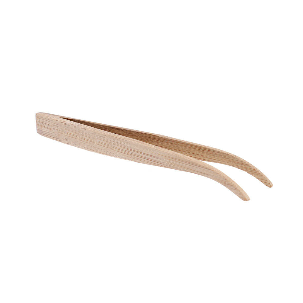 Eco-Friendly Bamboo Tool Angled Reptile Terrarium Feeding Tweezers&lAT.l8