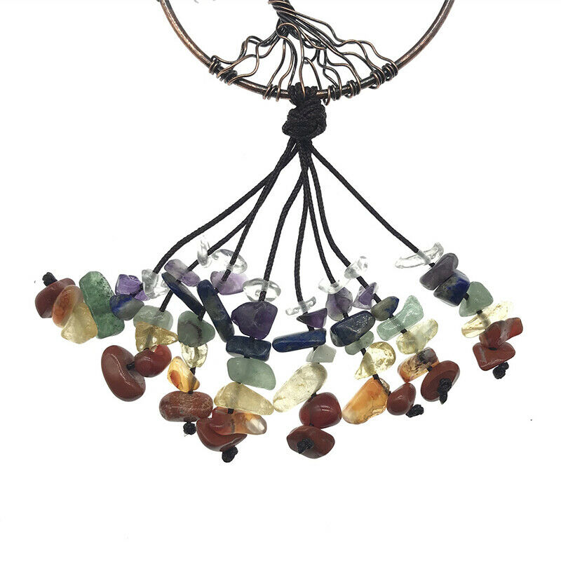 The Tree of Life Crystal Decor Suncatcher Window Garden Hanging Pendant O.l8