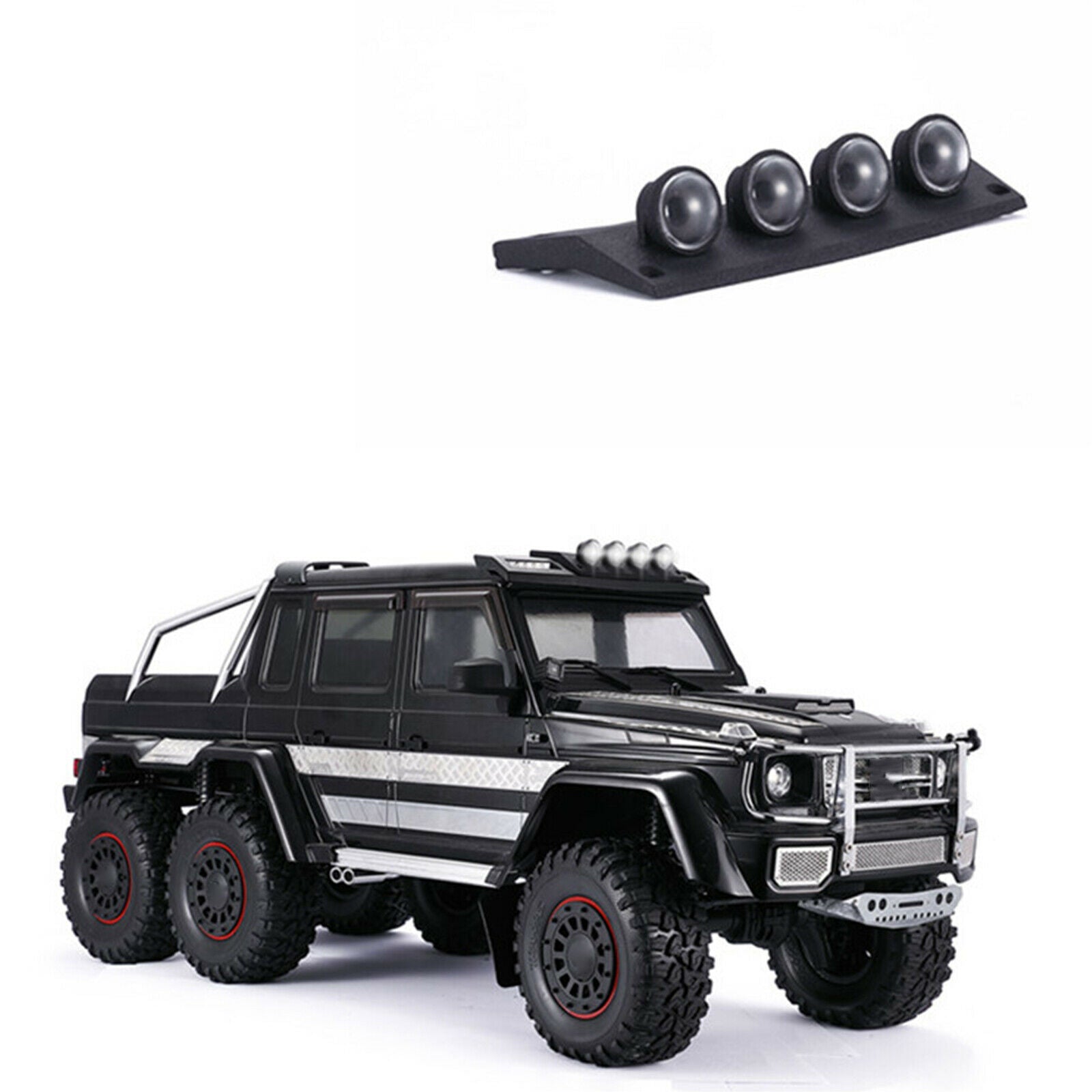 For TRX-4 TRX-6 G63 G500 RC Crawler Car DIY RC Car Roof Spotlight Lamp Parts