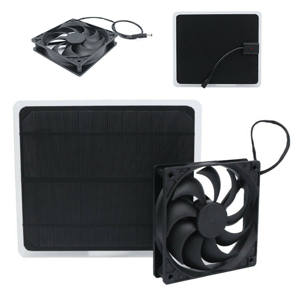 20W Mini Solar Panel Exhaust Fan Portable Cooling Ventilator Easy to carry