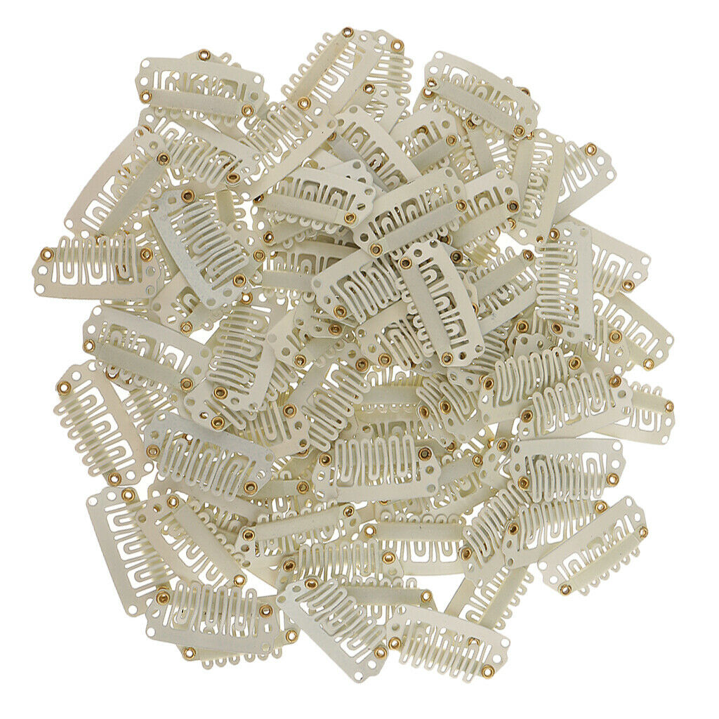 200pcs 28mm U Shape Metal Clips for Wig Clips