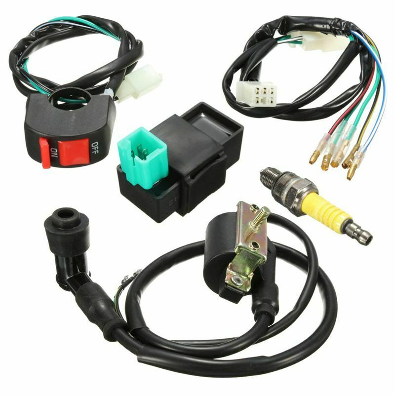 Wi Loom Kill Switch Coil CDI Plug For 110cc 125cc 140cc Pit Bike K6I1I1