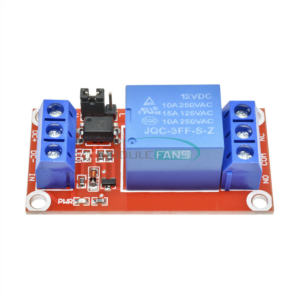 New 1-Channel H/L Level Triger Optocoupler Relay Module for Arduino 12V