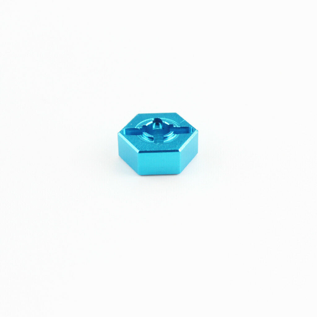 Metal Wheel Hub Hex Adapter 12mm For Wltoys 144001 RC Car Upgrade Blue