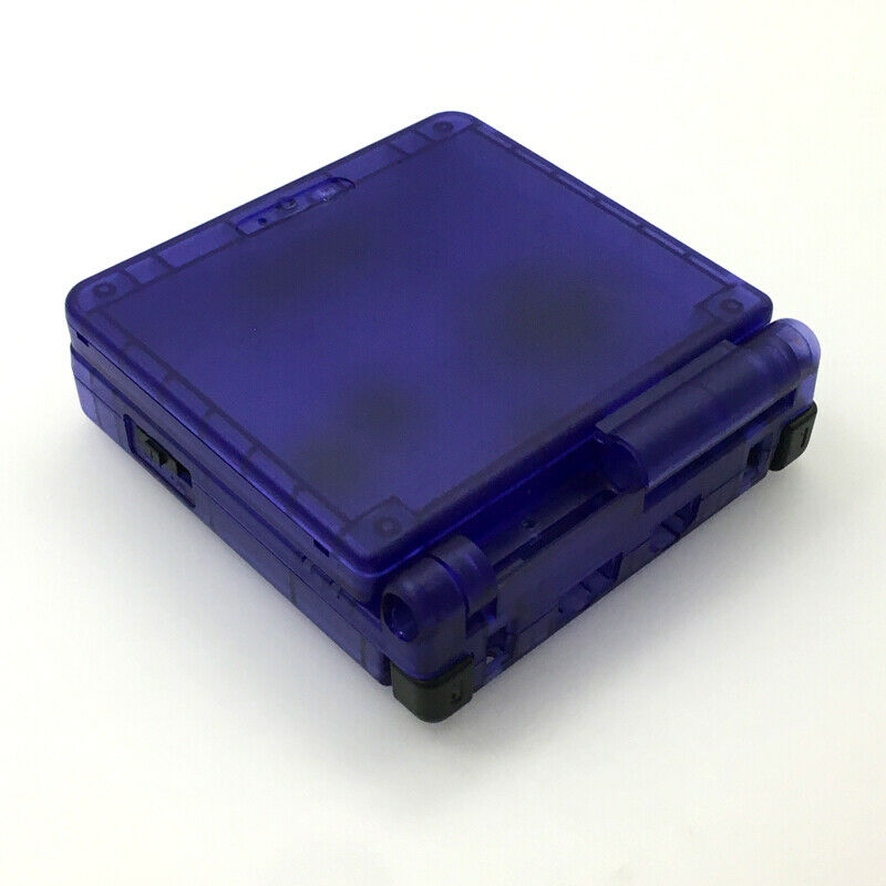 Clear Royal Blue Shell Housing Case Cover For Nintendo Gameboy Advance SP GBA SP