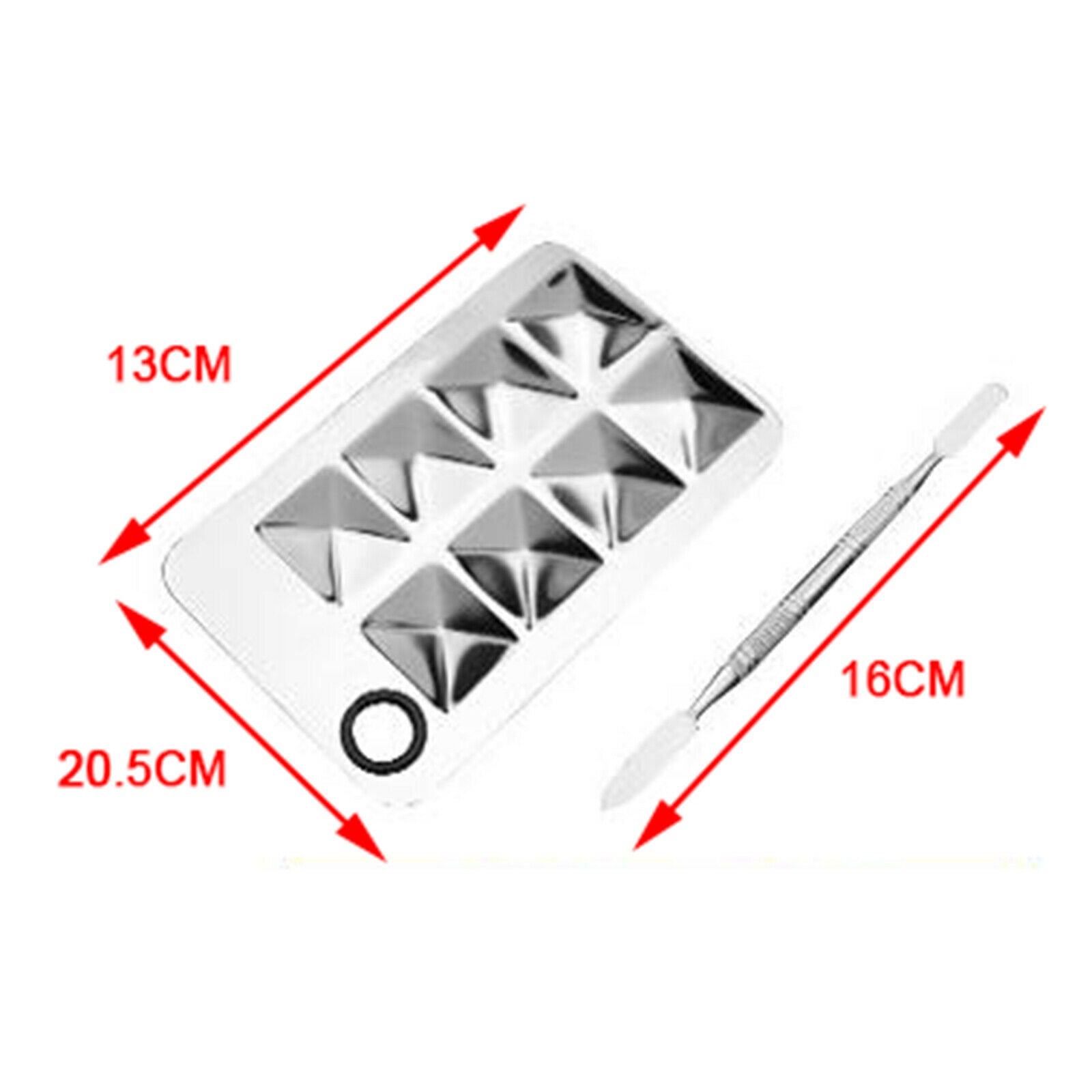 Mixing Palette Makeup Cosmetic Manicure Plate for Nail Art Watercolor Oil