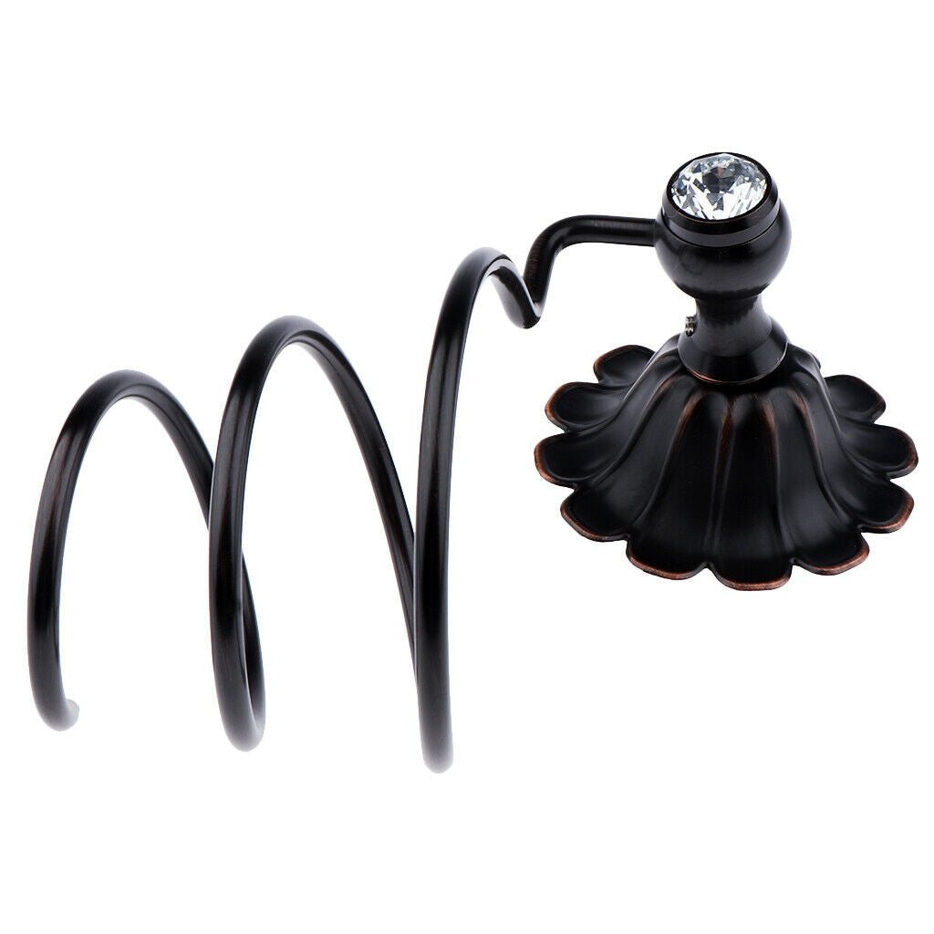 Hair Dryer Storage Organizer Rack Holder Hanger Wall Mounted Bathroom Use -