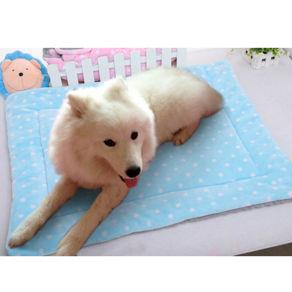 Portable Pet Dog Puppy Cute Warm Mat Pet Sleeping Bed Mattress Seat Pad - M Pink