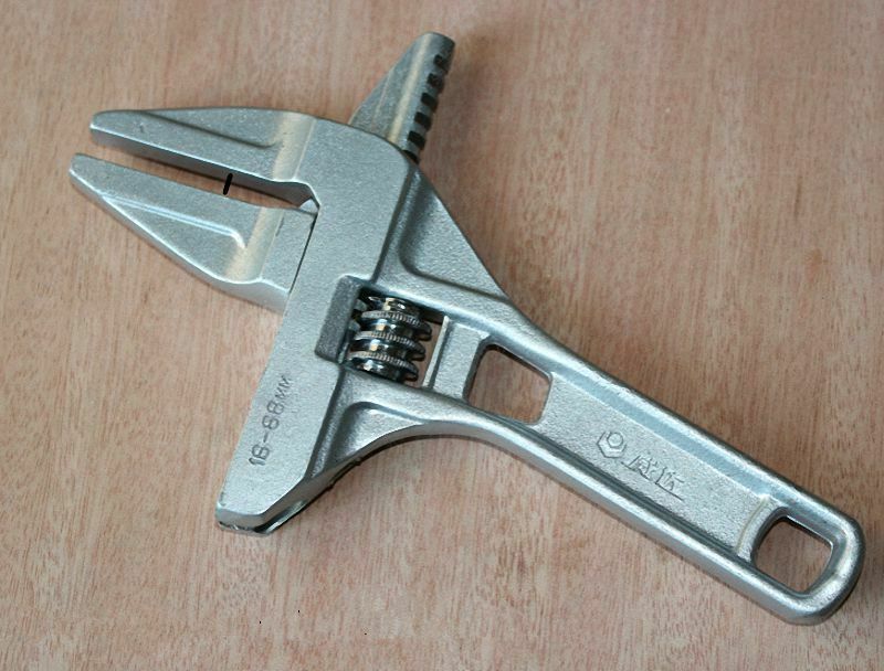 1 of Adjustable Wrench Opening 16 - 68 mm For Kitchen Sink Sanitary Equipment