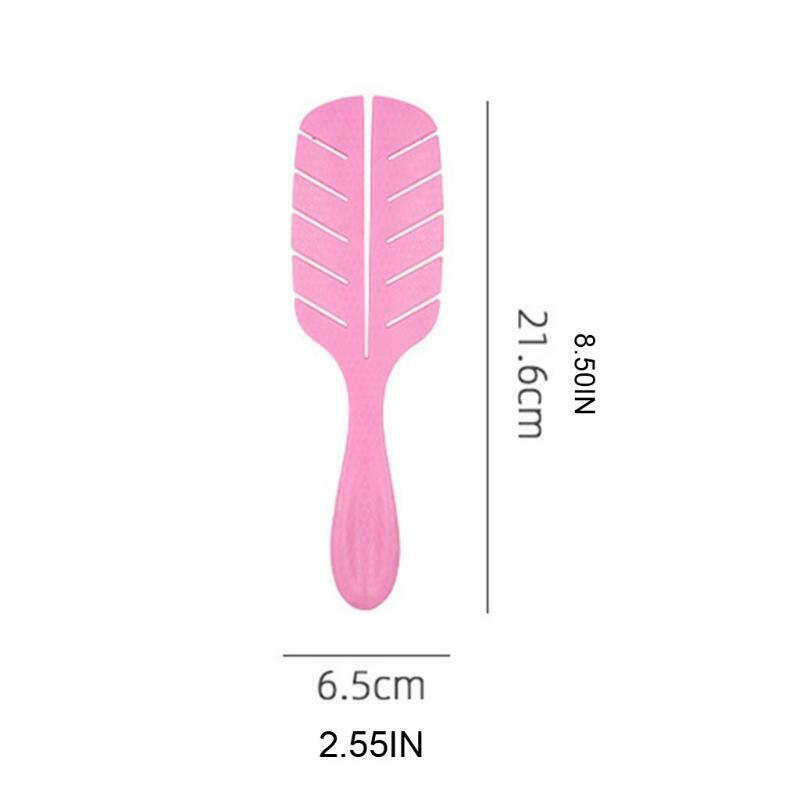 Paddle Hair Brushes Hollow Out Wet Dry Detangling Comb Scalp Massage Tool