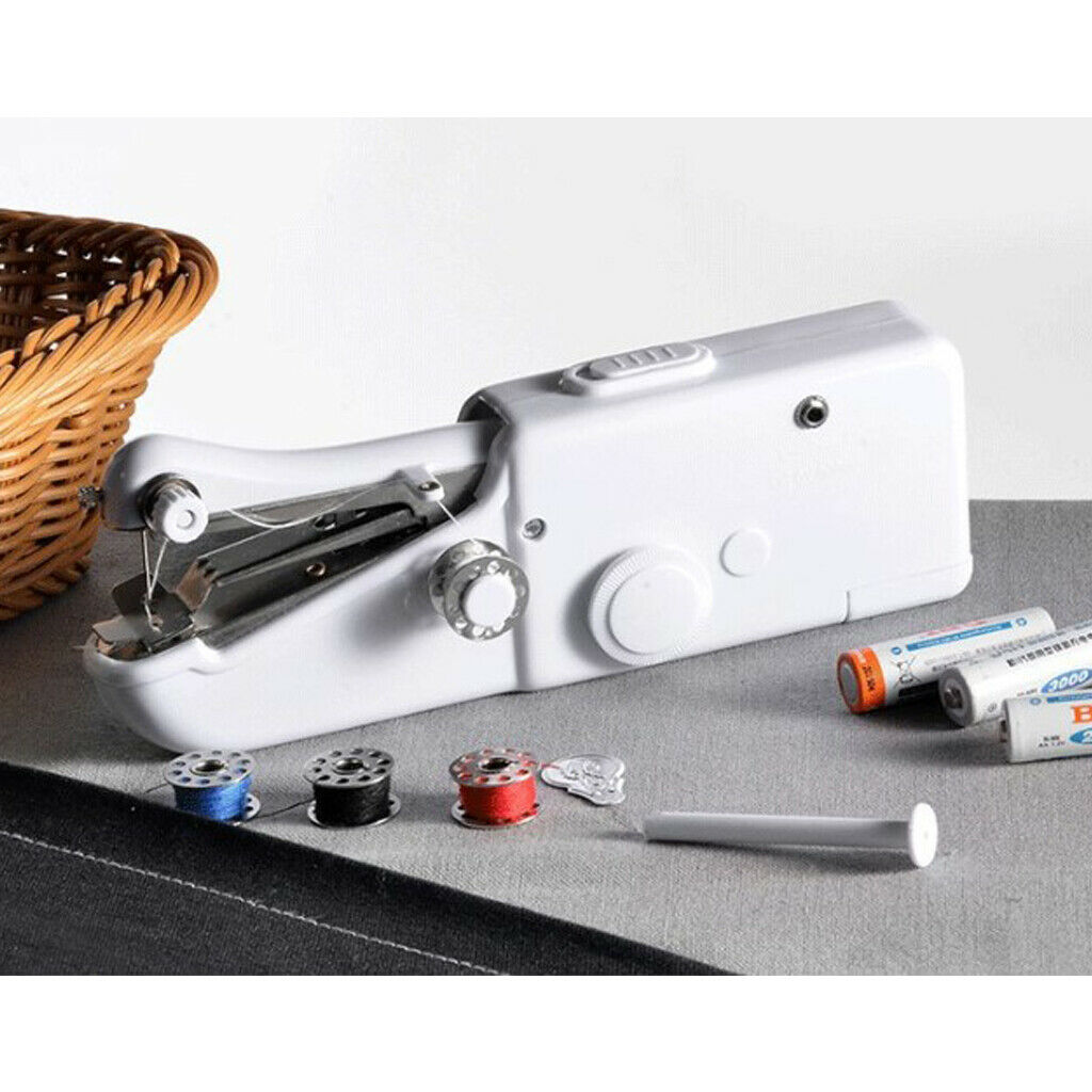 Mini Sewing Machine Electric Stitch Sew Device 11yd Elastic Band Flat Craft Cord
