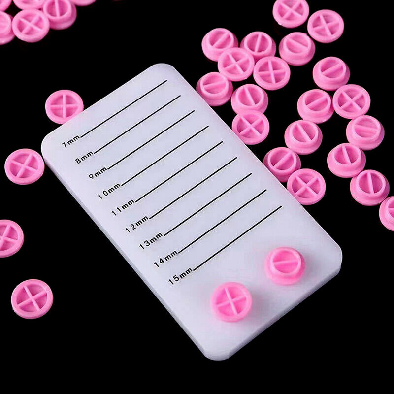 100Pcs Adhesive Stand Eyelash Extension Glue Holder Grafting Blossom Cup RiDD