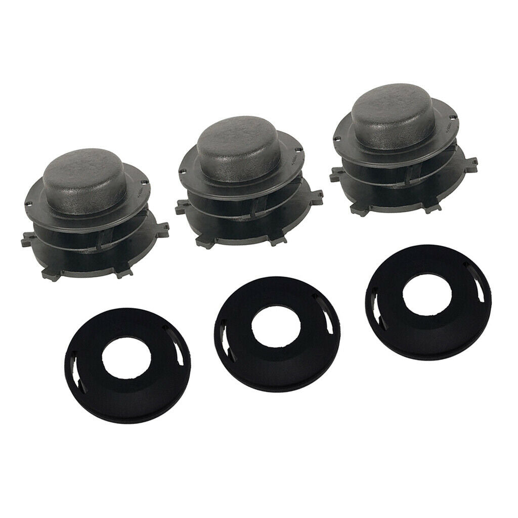 3x Spool   Kit for Stihl Head Cover 25-2 FS 90 100 110 120 130 55 80 83 85