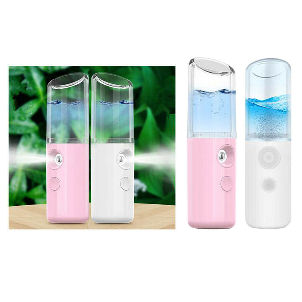 2Pcs Mini Nano Mist Atomization Mister Facial Moisturizing Beauty Instrument