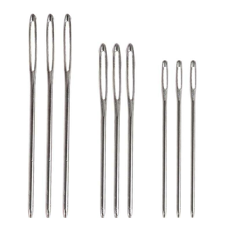 Knitting Loom Hook Crochet with Large-Eye Sewing Needles Stitch Counter Marker