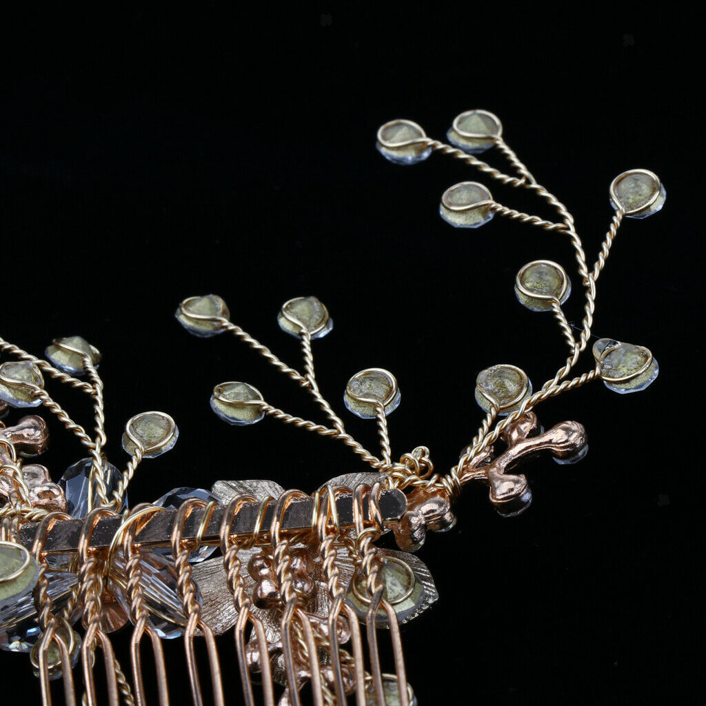 Bridal Hair Accessories Hair Comb with Crystal Rhinestone For Wedding Party