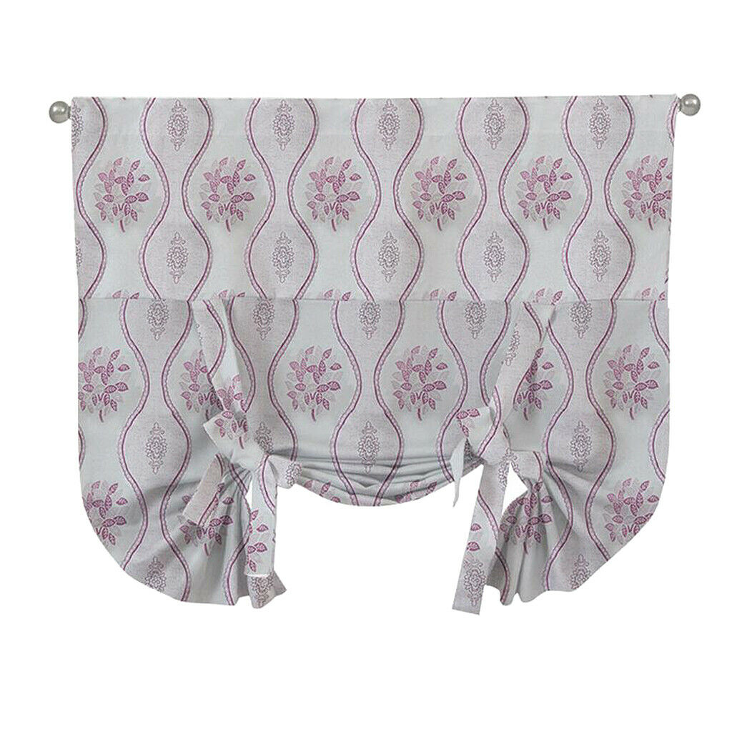 Double-sided Jacquard Blackout Roman Shades Window Curtains 2