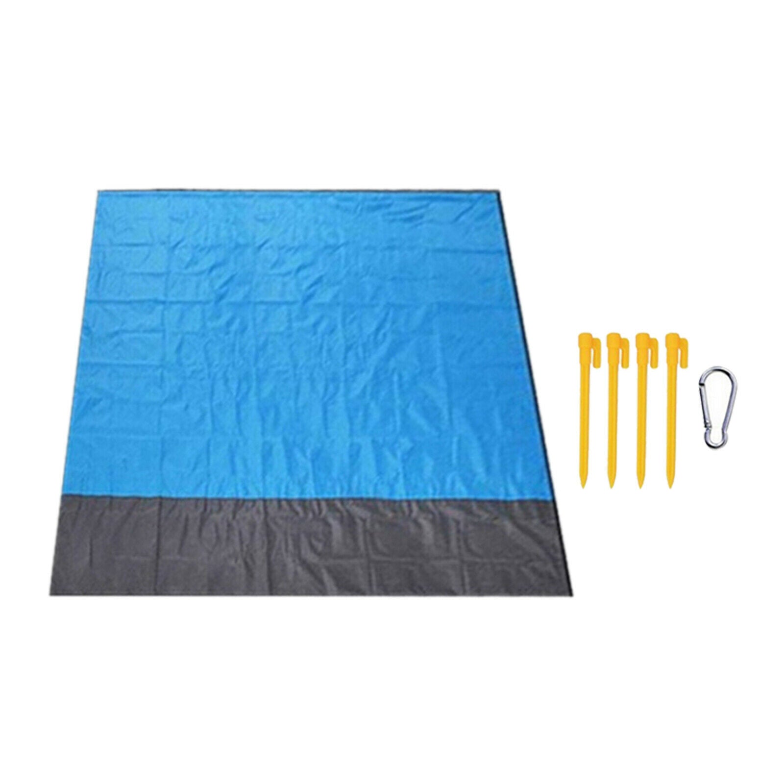 82x79 Inch Beach Blanket Lightweight Fast Drying Compact Mat Camping Hiking