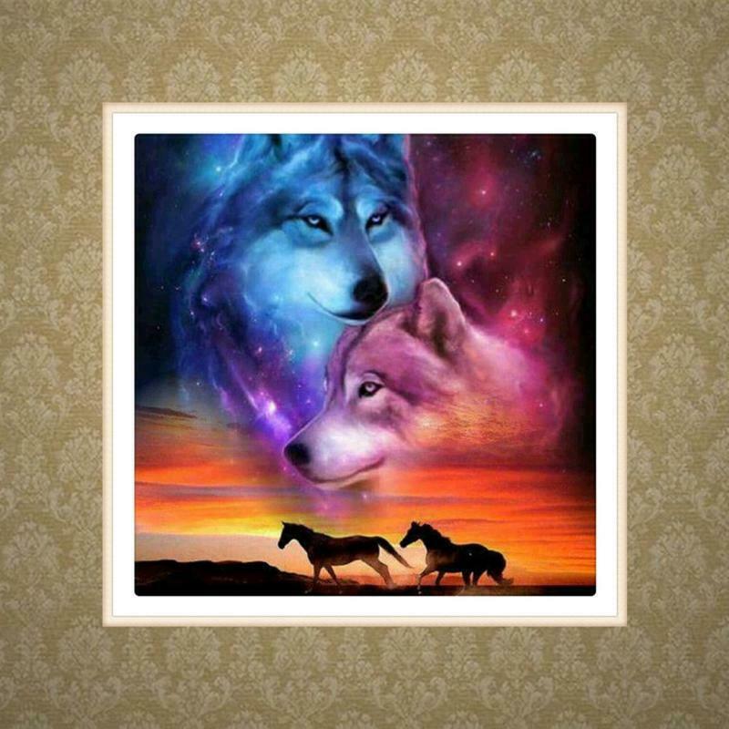 Animal 5D Full Diamond Embroidery Painting DIY Painting Cross Stitch Home Decor