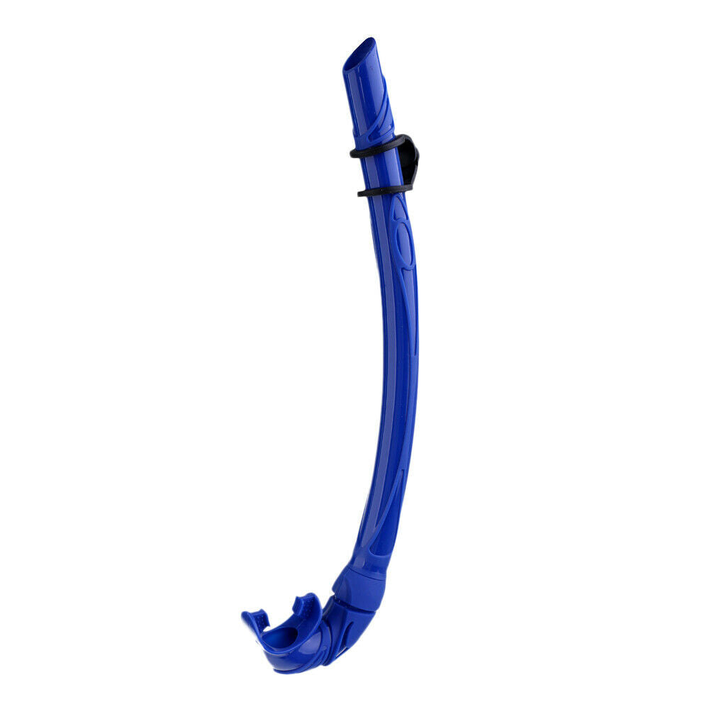Silicone Roll Up Wet Snorkel for Underwater Scuba Diving Snorkeling blue