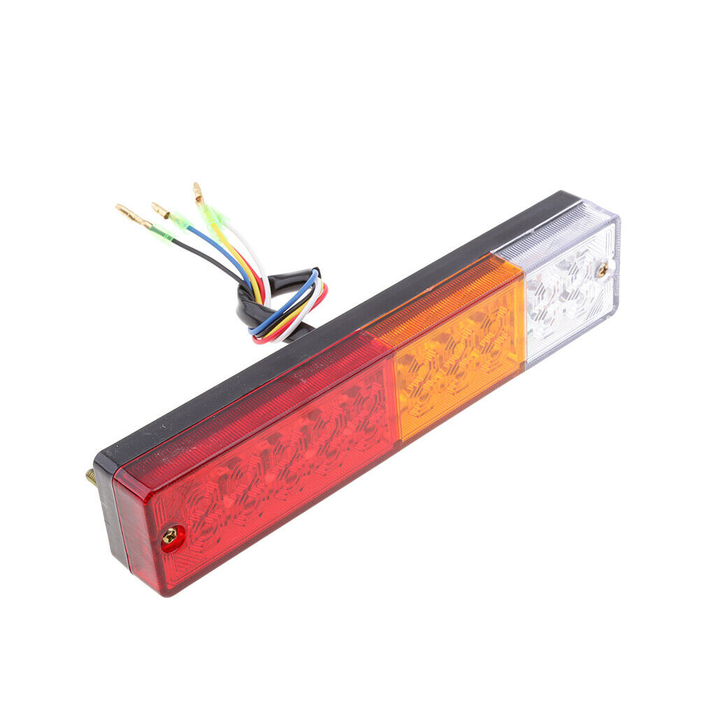 3 Colors 12V Car Rear Tail Lights Brake Stop Indicator Trailer Truck