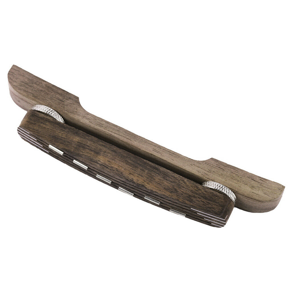 1PC Adjustable Guitar Bridge Rosewood Carved Saddle for Bass Guitar Parts