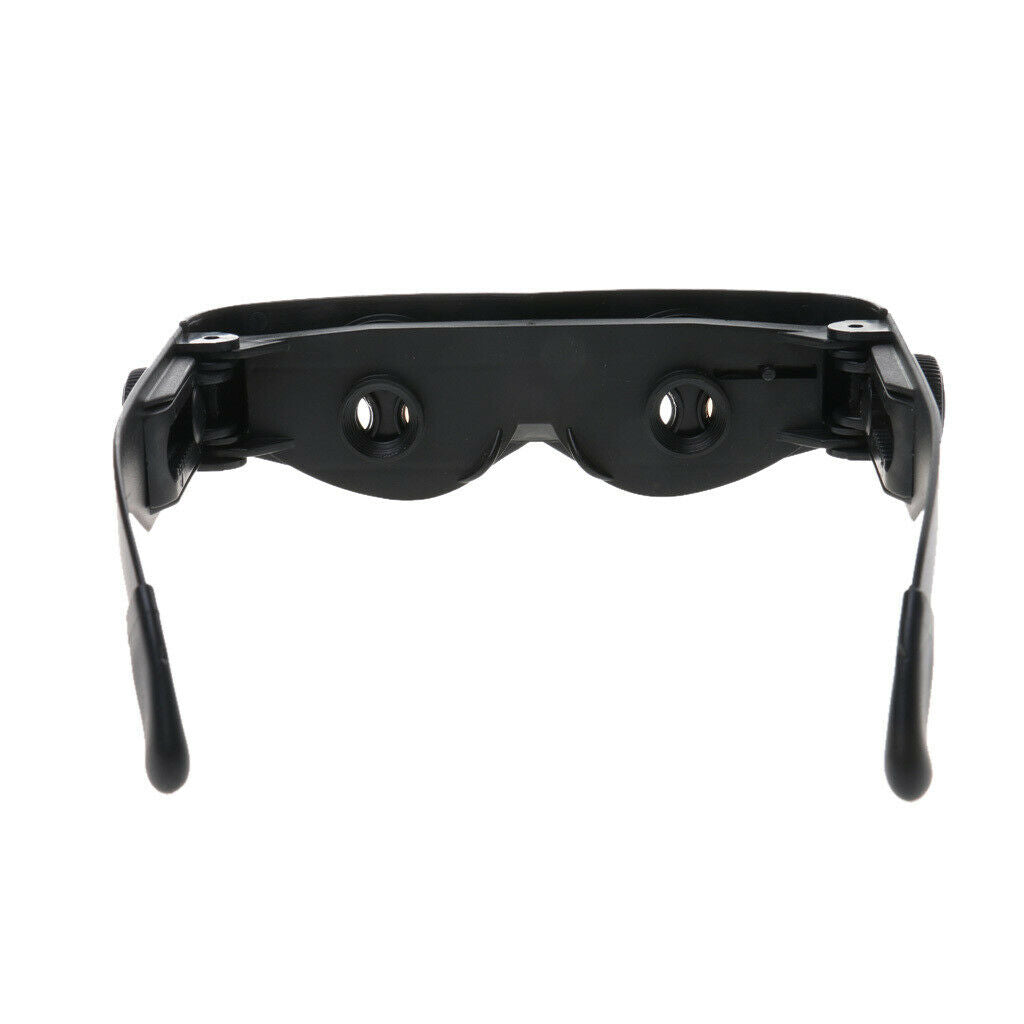 Eyewear Style Black Magnifier Telescope Binoculars for Fishing Hiking