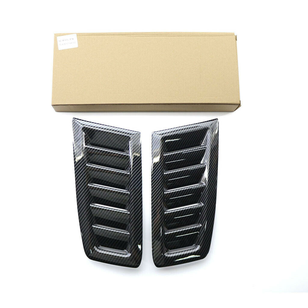 2pcs Hood Vent Louvers Bonnet Cover Accessory Compatible for Ford Focus RS