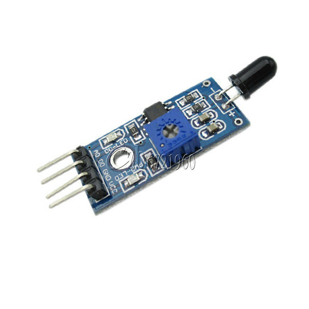 2PCS IR Infrared Flame Detection Sensor Module 4PIN 760-1100nm 3.3-5V LM393