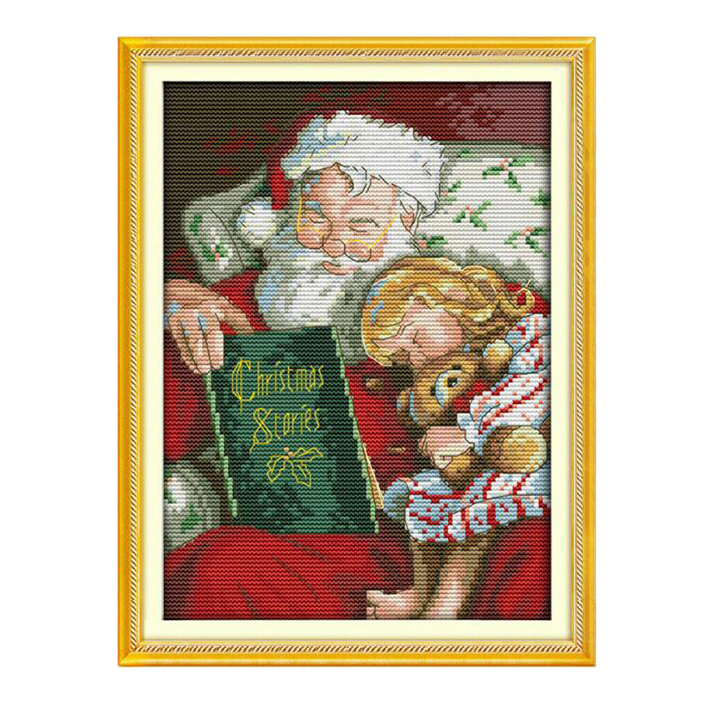 Cross Stitch Kits Christmas Stories Needlepoint Crafts for Starter Ornaments