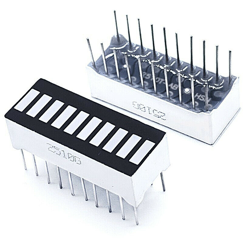 5pcs Digital tube ten-segment beam red display module led plane tube 2510G