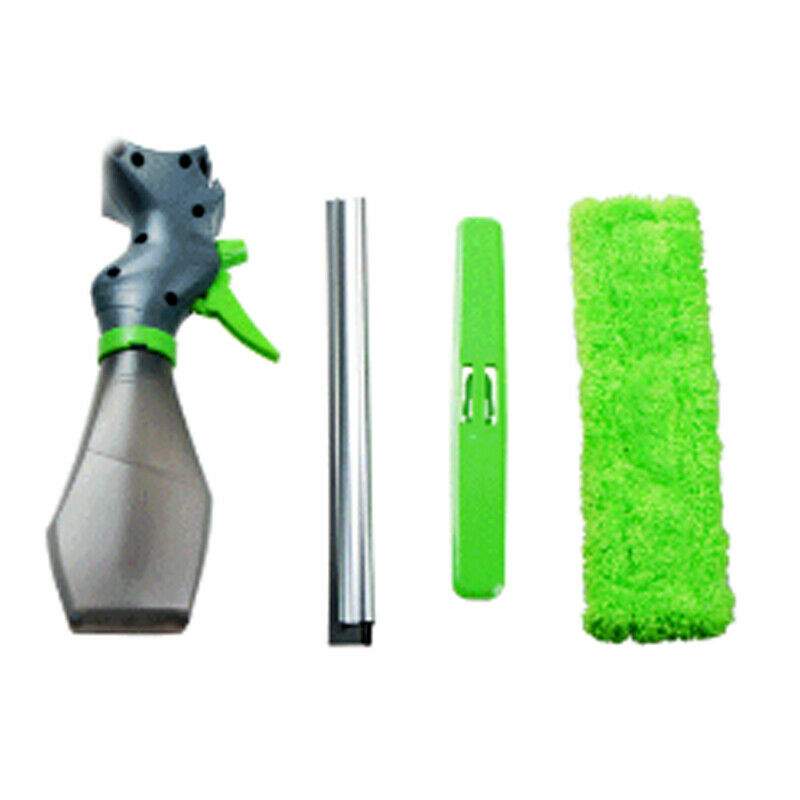 Car Cleaning Brush Kit Multi-Function Water Spray Brush Home Glass Wipe Scraper