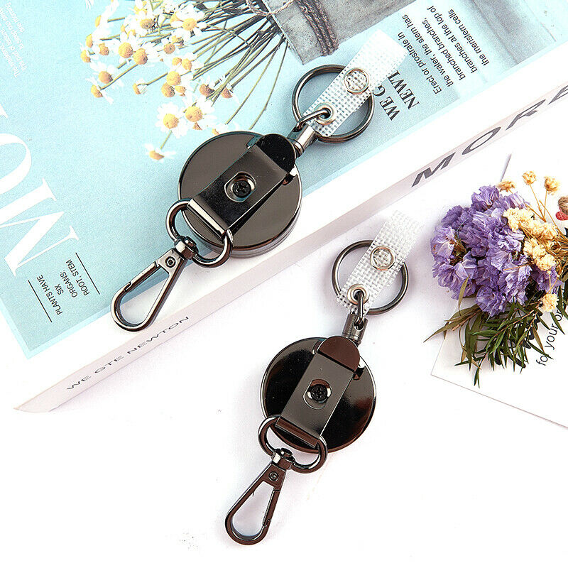 Students Doctor Retractable Nurse Badge Reel Badge Clip Holder ID Card H JYDFAU