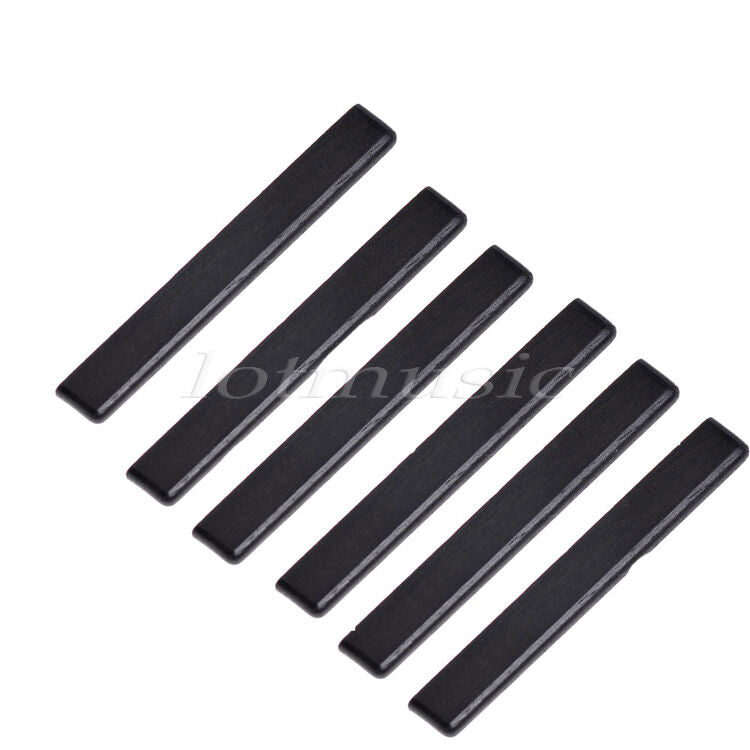 6 Pcs Guitar Saddle For Ukulele Guitar 4 String Parts 53 x 3 x 7mm