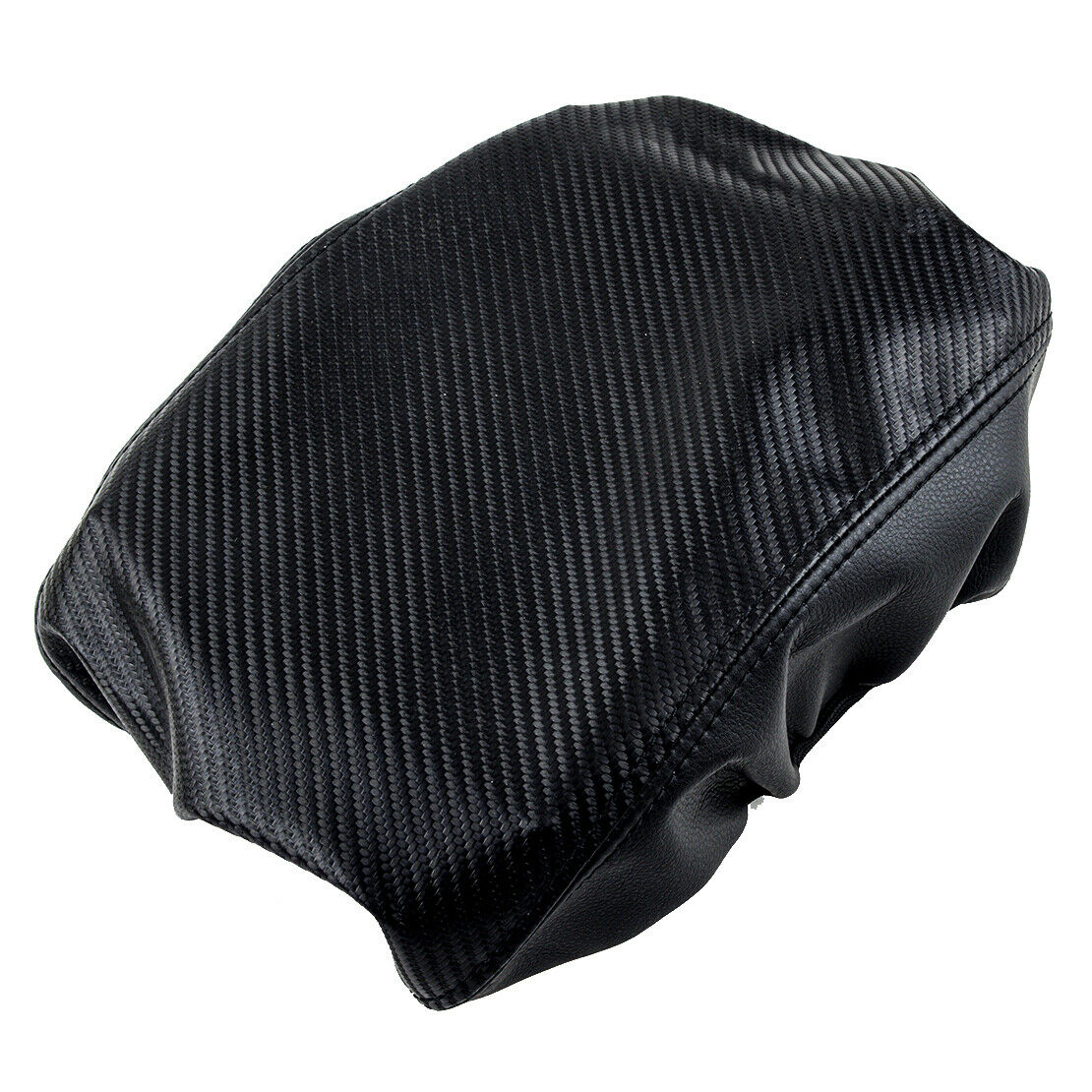 Faux Leather Carbon Grain Console Armrest Cover fit for Ford Explorer 11-19 suit