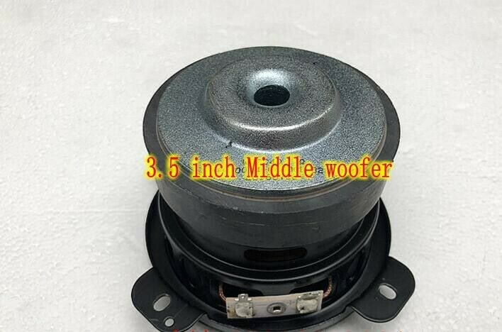 1pcs For Harman 3.5"inch 4Ω 30W Middle woofer Speaker Loudspeaker rubber edge