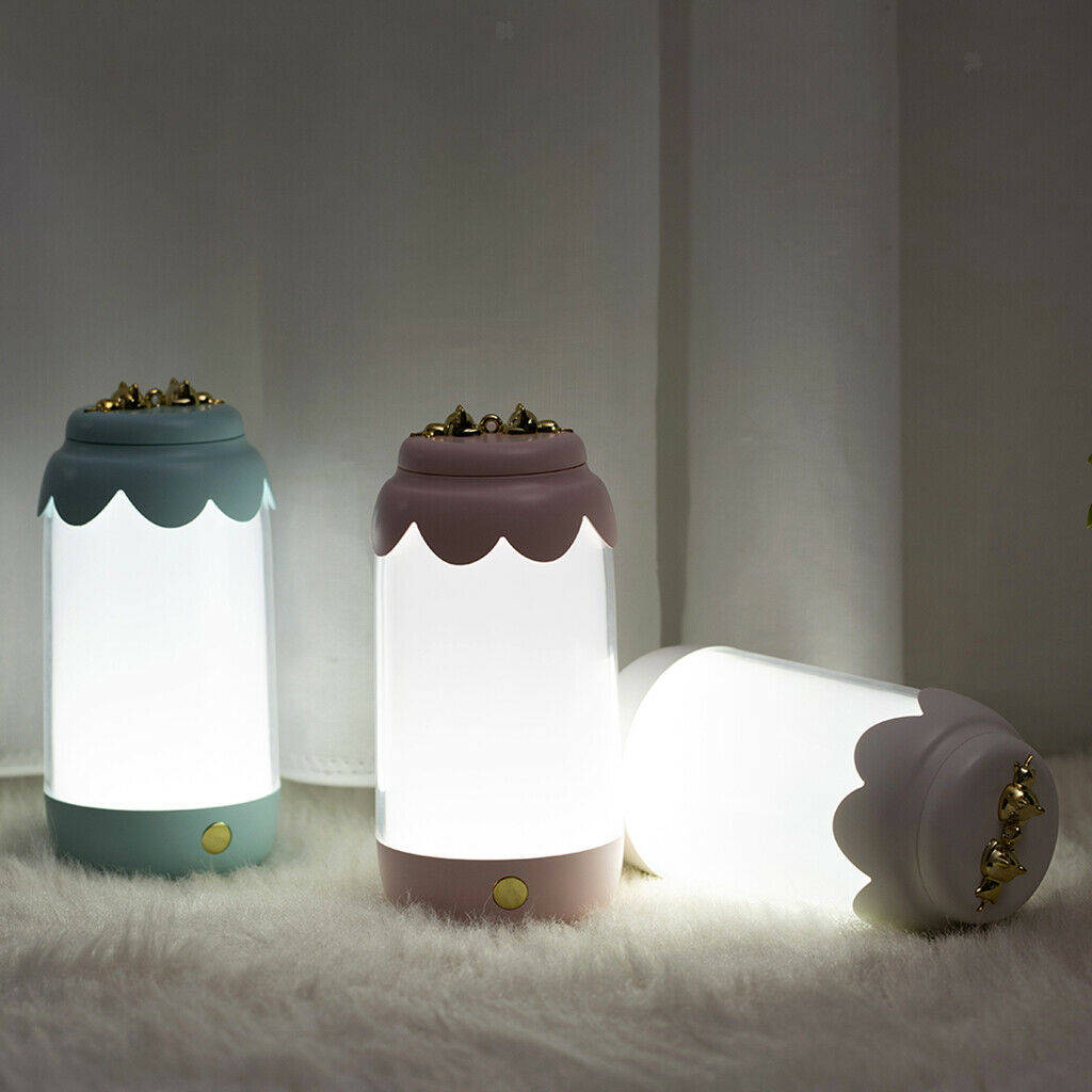 Portable Night Light For Bedroom Living Decor Christmas Kids Gift White