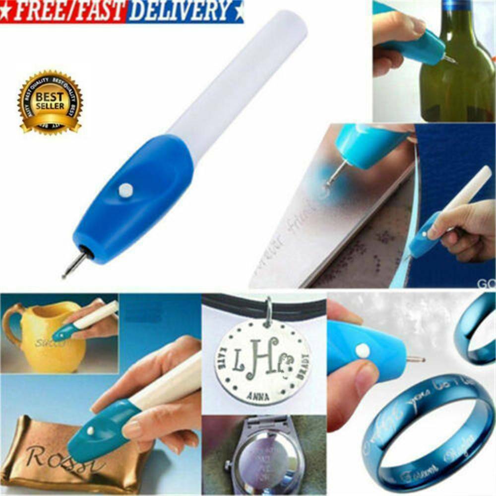 US Cordless Electric Engraving Pen Carve Tool for DIY Jewelry Metal Wood Tool *1